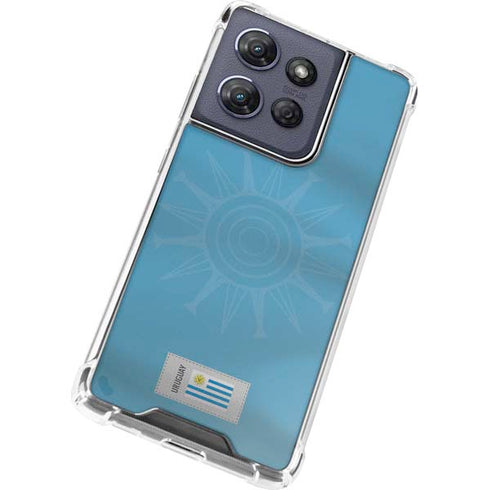 Uruguay Soccer Flag Moto G 5G (2025) Clear Case